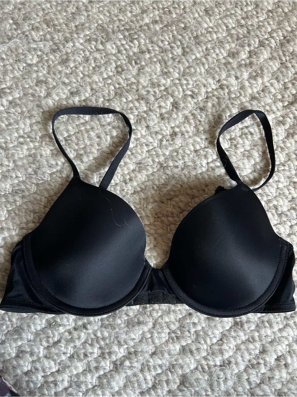 PINK Victoria's Secret Black T-Shirt Bra
